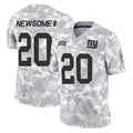 STECN NY.Giants #20 Greg Newsome II Player Arctic Camo Salute To Service Limited Game Stitched Jerseys