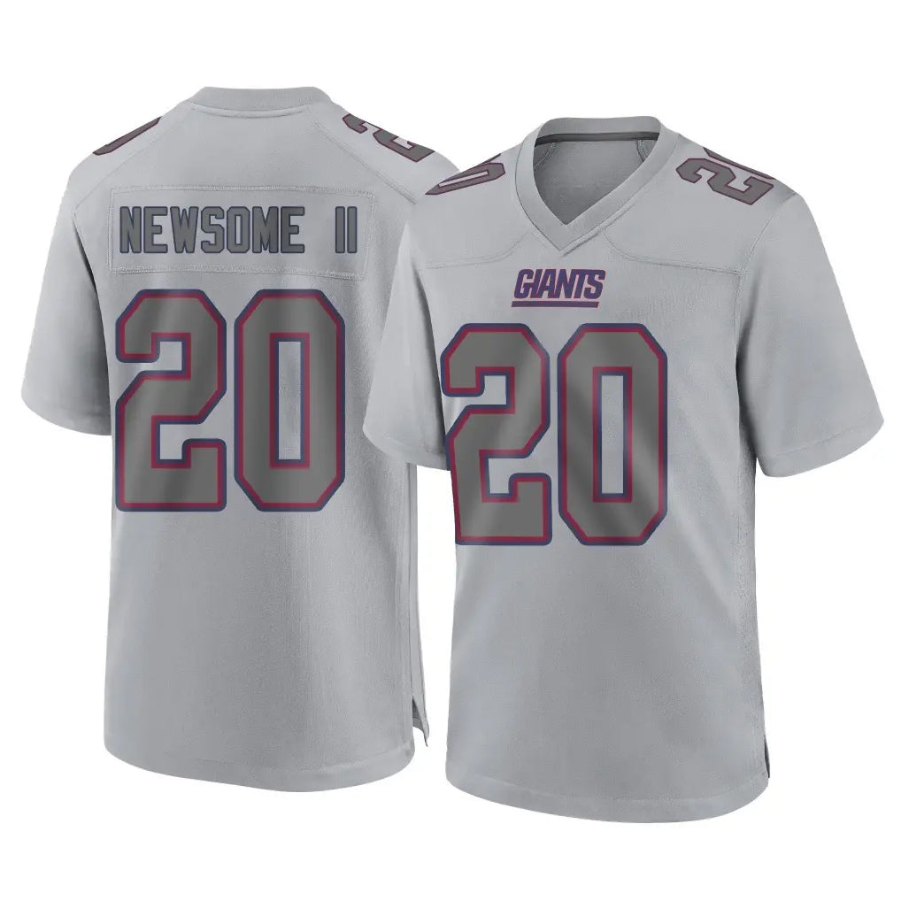 STECN NY.Giants #20 Greg Newsome II Player Gray Atmosphere Fashion Limited Game Stitched Jerseys