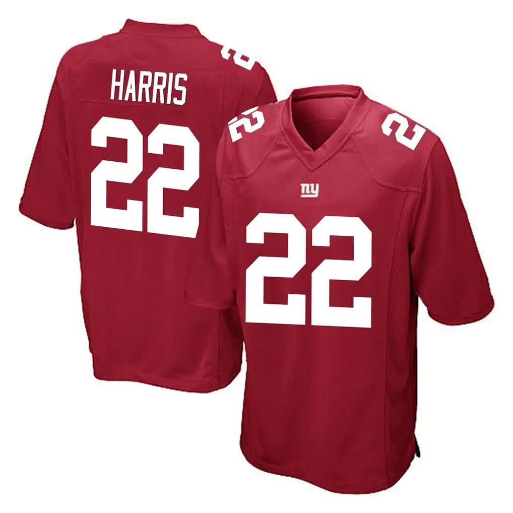 STECN NY.Giants #22 Najee Harris Player Red Home Game Stitched Jerseys