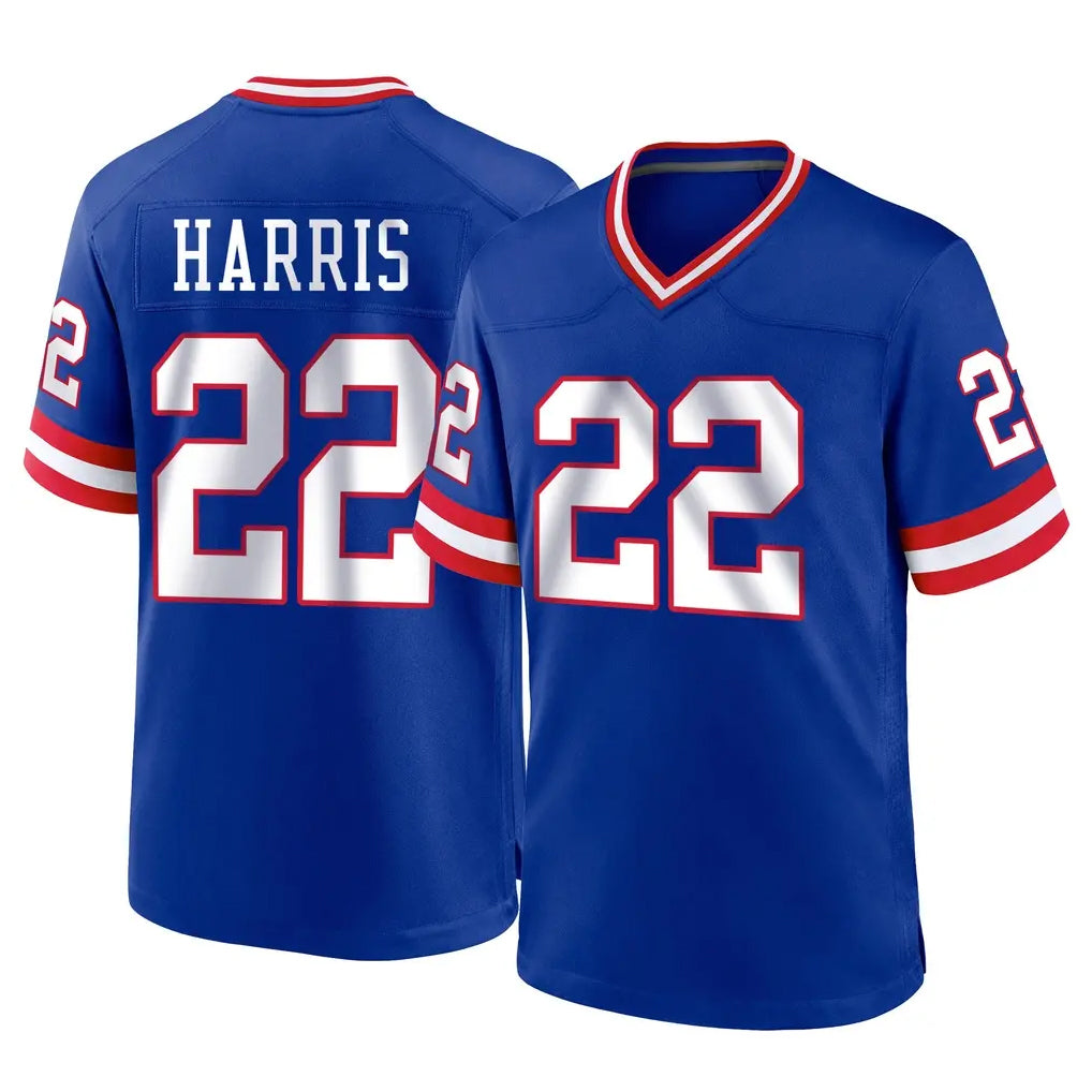 STECN NY.Giants #22 Najee Harris Player Royal Classic Home Game Stitched Jerseys