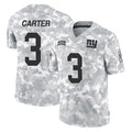 STECN NY.Giants #3 Abdul Carter Player Arctic Camo Salute To Service Limited Game Stitched Jerseys