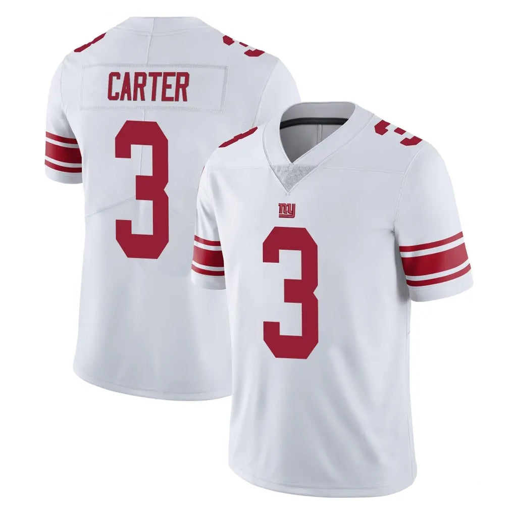 STECN NY.Giants #3 Abdul Carter Player White Limited Vapor Untouchable Home Game Stitched Jerseys