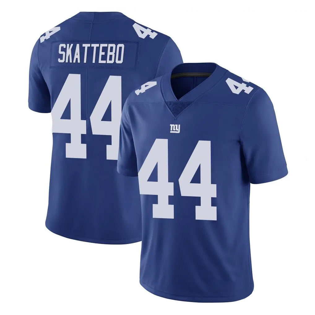 STECN NY.Giants #44 Cam Skattebo Player Royal Limited Vapor Untouchable Home Game Stitched Jerseys
