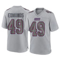 STECN NY.Giants #49 Tremaine Edmunds Player Gray Atmosphere Fashion Limited Game Stitched Jerseys