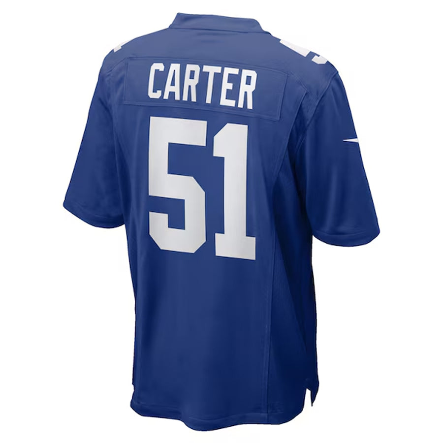 STECN NY.Giants #51 Abdul Carter Player Royal Game Stitched Jerseys