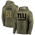 STECN NY.Giants #51 Abdul Carter Player Salute to Service Hoodies Stitched Jerseys