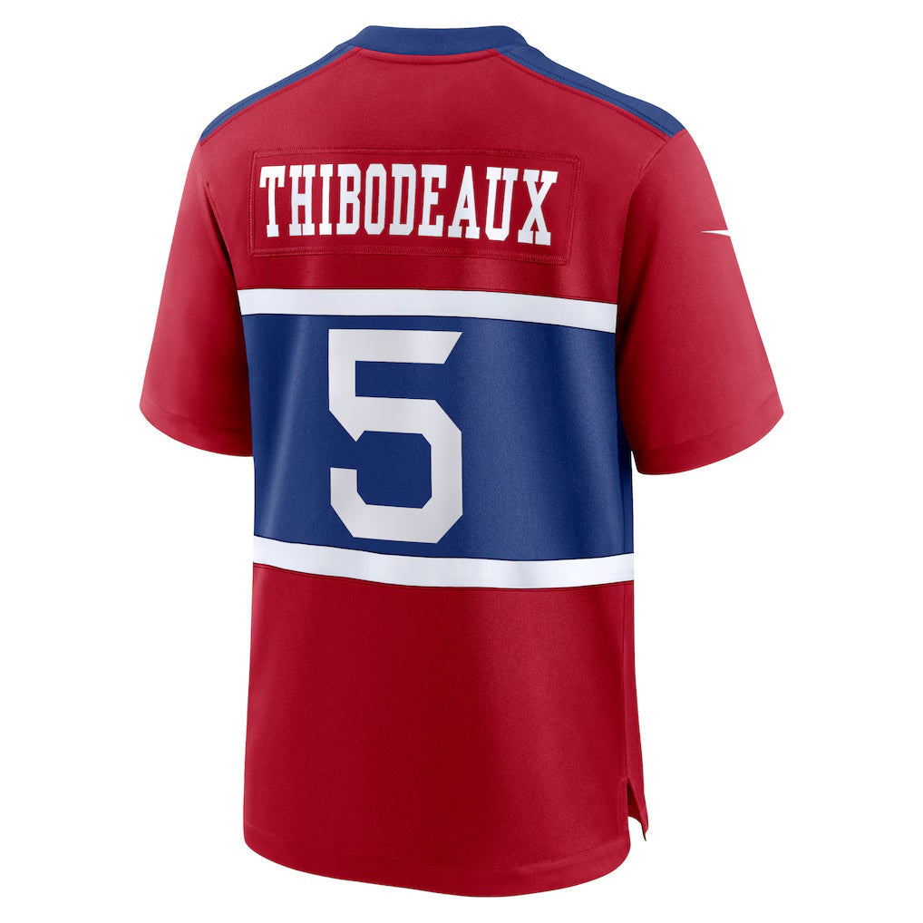 STECN NY.Giants #5 Kayvon Thibodeaux Century Red Alternate Player Game Stitched Jerseys