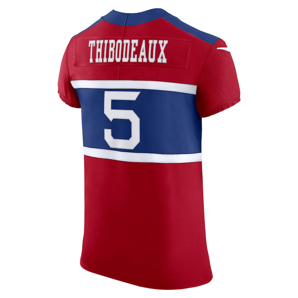 STECN NY.Giants #5 Kayvon Thibodeaux Red Vapor F.U.S.E. Elite Player Stitched Jerseys