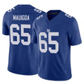 STECN NY.Giants #65 Francis Mauigoa Player Royal Limited Vapor F.U.S.E. Home Game Stitched Jerseys
