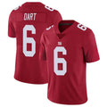 STECN NY.Giants #6 Jaxson Dart Player Red Alternate Vapor Limited Stitched Jerseys