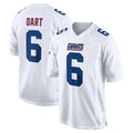 STECN NY.Giants #6 Jaxson Dart Player White Fashion Limited Home Game Stitched Jerseys