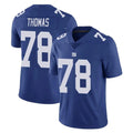 STECN NY.Giants #78 Andrew Thomas Player Royal Limited Vapor Untouchable Home Game Stitched Jerseys