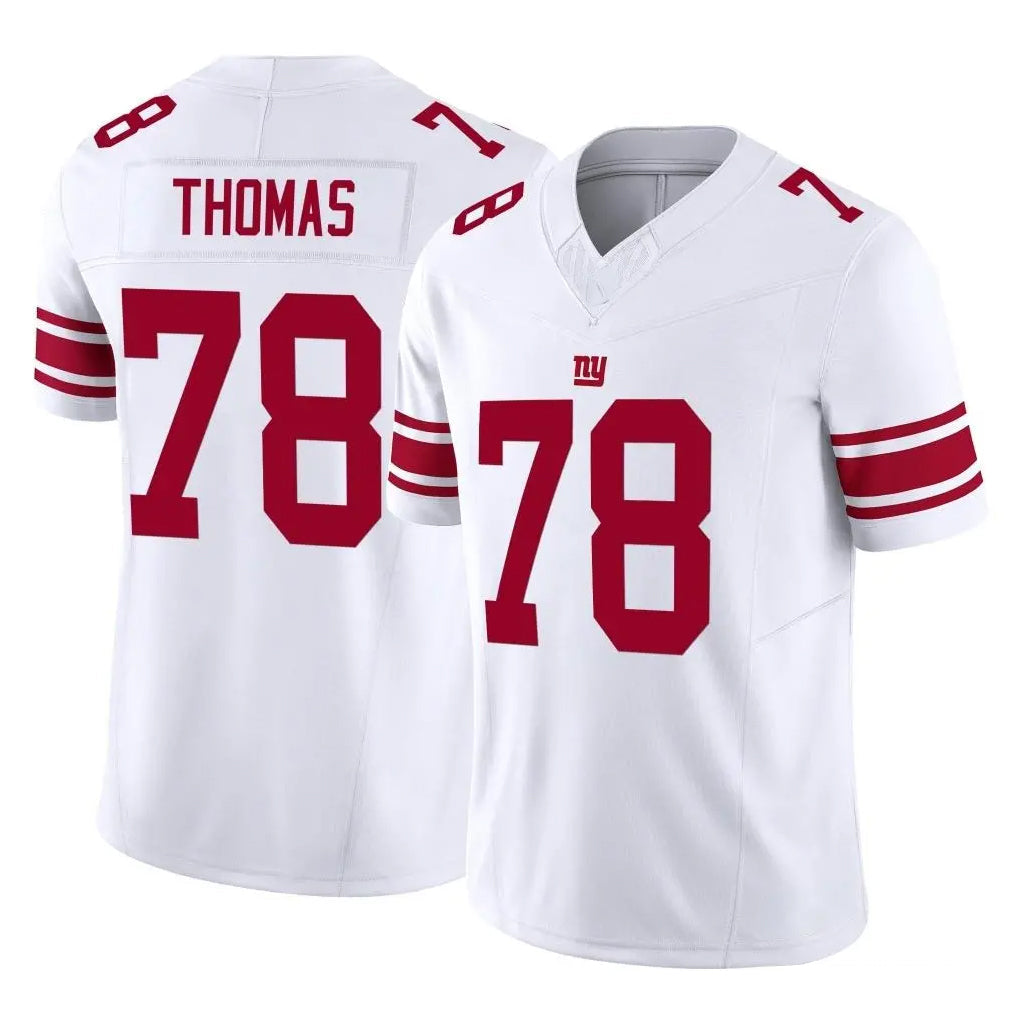 STECN NY.Giants #78 Andrew Thomas Player White Limited Vapor F.U.S.E. Home Game Stitched Jerseys