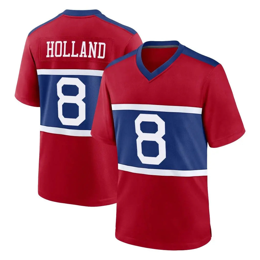 STECN NY.Giants #8 Jevon Holland Player Red Century Home Game Stitched Jerseys