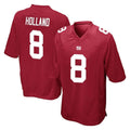 STECN NY.Giants #8 Jevon Holland Player Red Home Game Stitched Jerseys