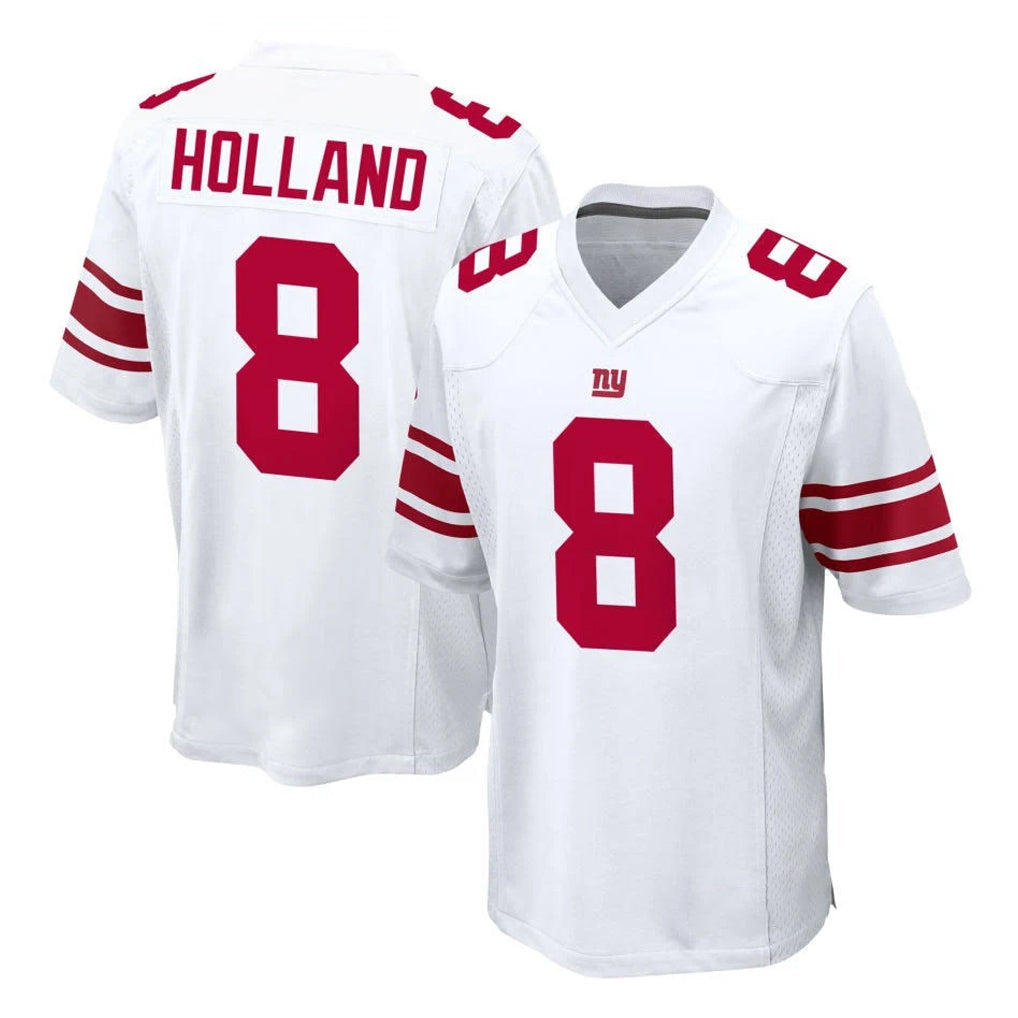 STECN NY.Giants #8 Jevon Holland Player White Home Game Stitched Jerseys