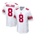 STECN NY.Giants #8 Jevon Holland Player White Home Game Stitched Jerseys
