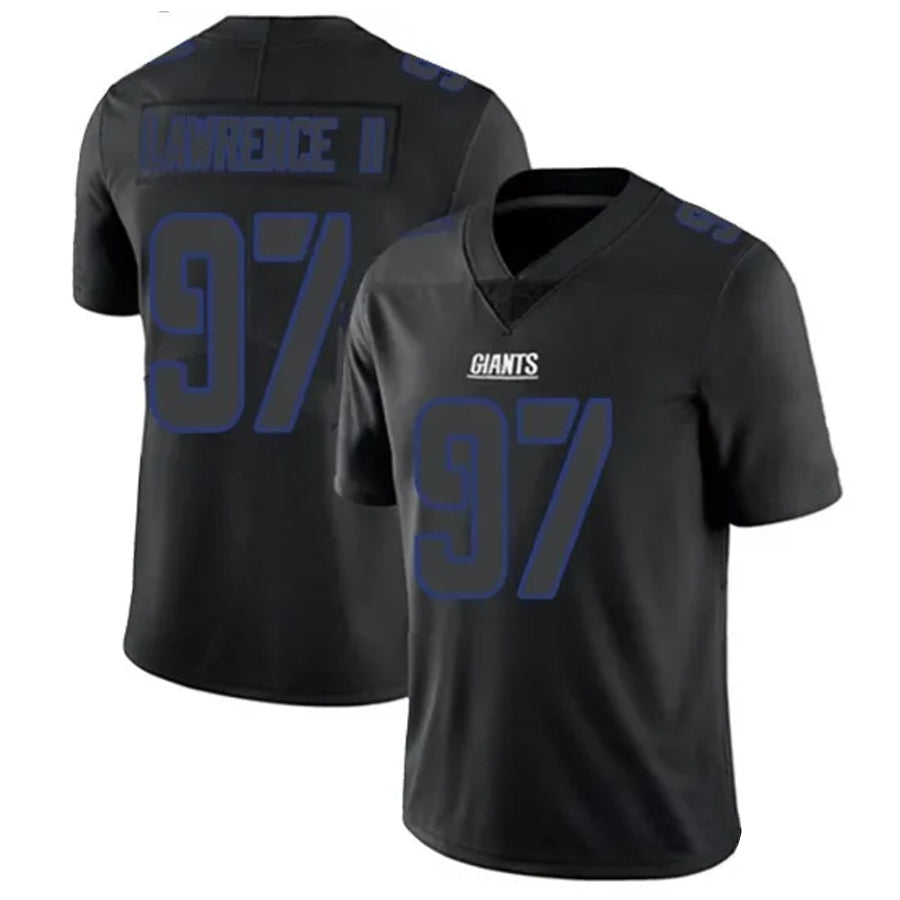 STECN NY.Giants #97 Dexter Lawrence II Player Limited Black Impact Stitched Jerseys