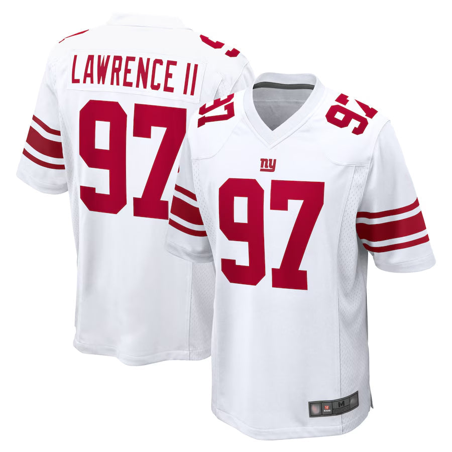 STECN NY.Giants #97 Dexter Lawrence II Player White Game Stitched Jerseys
