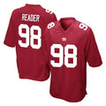 STECN NY.Giants #98 DJ Reader Player Red Home Game Stitched Jerseys