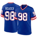 STECN NY.Giants #98 DJ Reader Player Royal Classic Home Game Stitched Jerseys