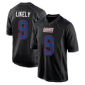 STECN NY.Giants #9 Lsaiah Likely Player Carbon Fashion Limited Home Game Stitched Jerseys