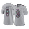 STECN NY.Giants #9 Lsaiah Likely Player Gray Atmosphere Fashion Limited Game Stitched Jerseys