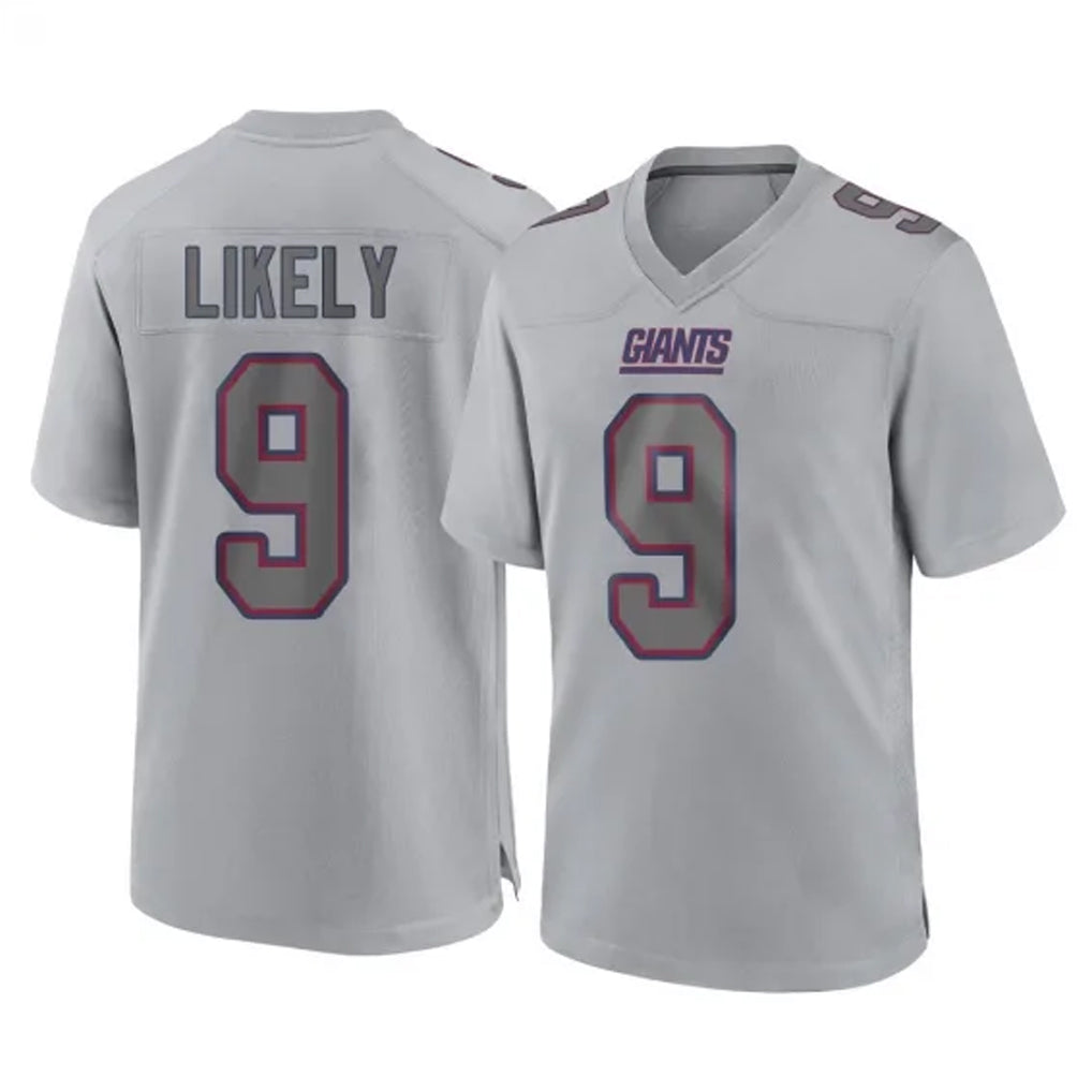 STECN NY.Giants #9 Lsaiah Likely Player Gray Atmosphere Fashion Limited Game Stitched Jerseys