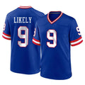 STECN NY.Giants #9 Lsaiah Likely Player Royal Classic Home Game Stitched Jerseys