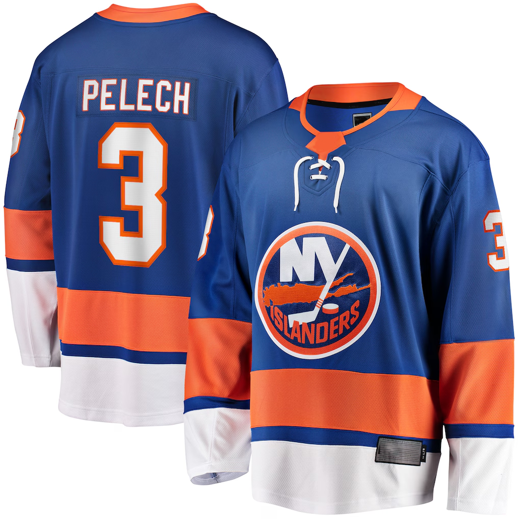 STECN NY.Islanders #3 Adam Pelech Royal Home Breakaway Player Jerseys