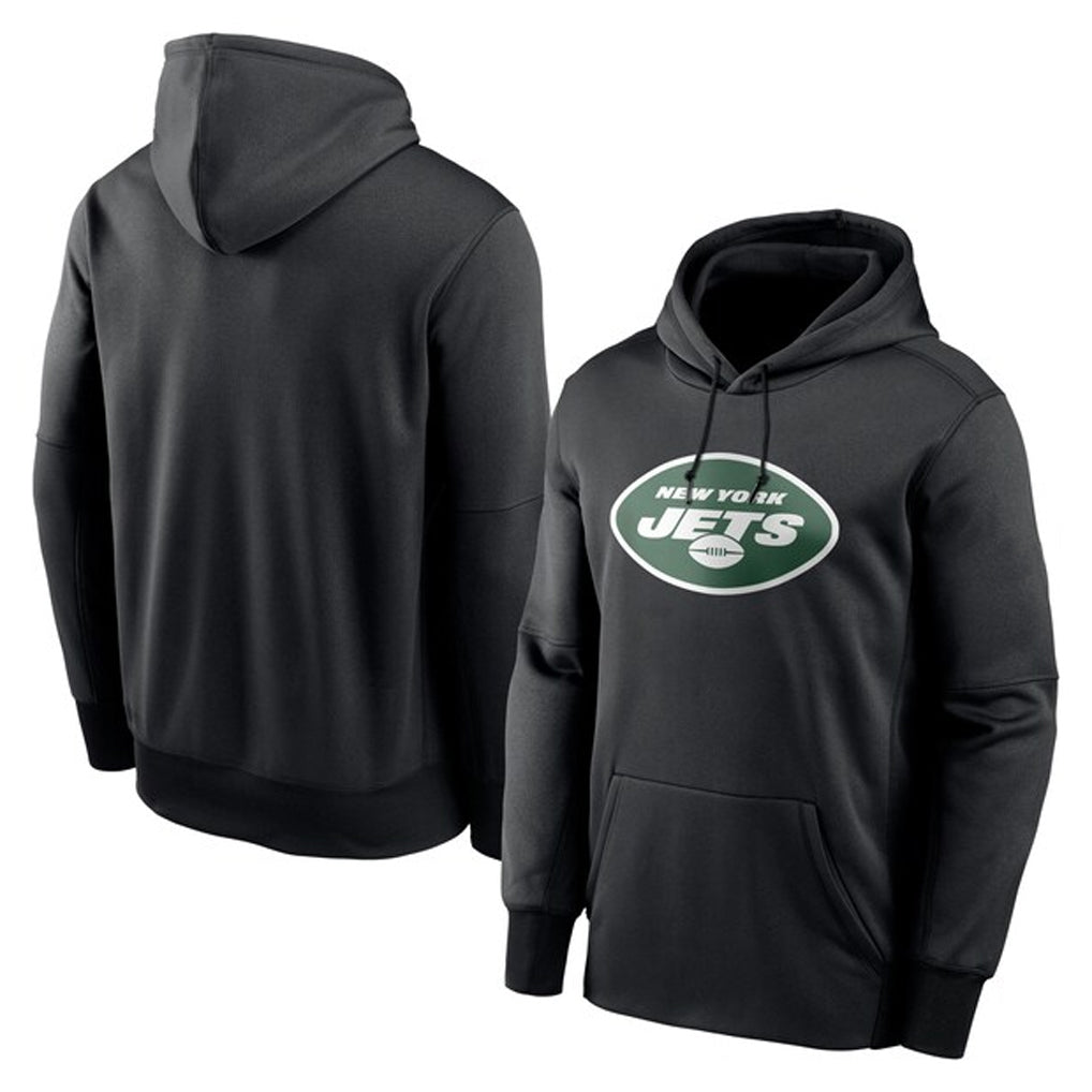 STECN NY.Jets Black LOGO Pullover Hoodies Limited Game Blank Player Stitched Jerseys