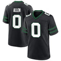 STECN NY.Jets #0 Braelon Allen Player Black Home Game Stitched Jerseys