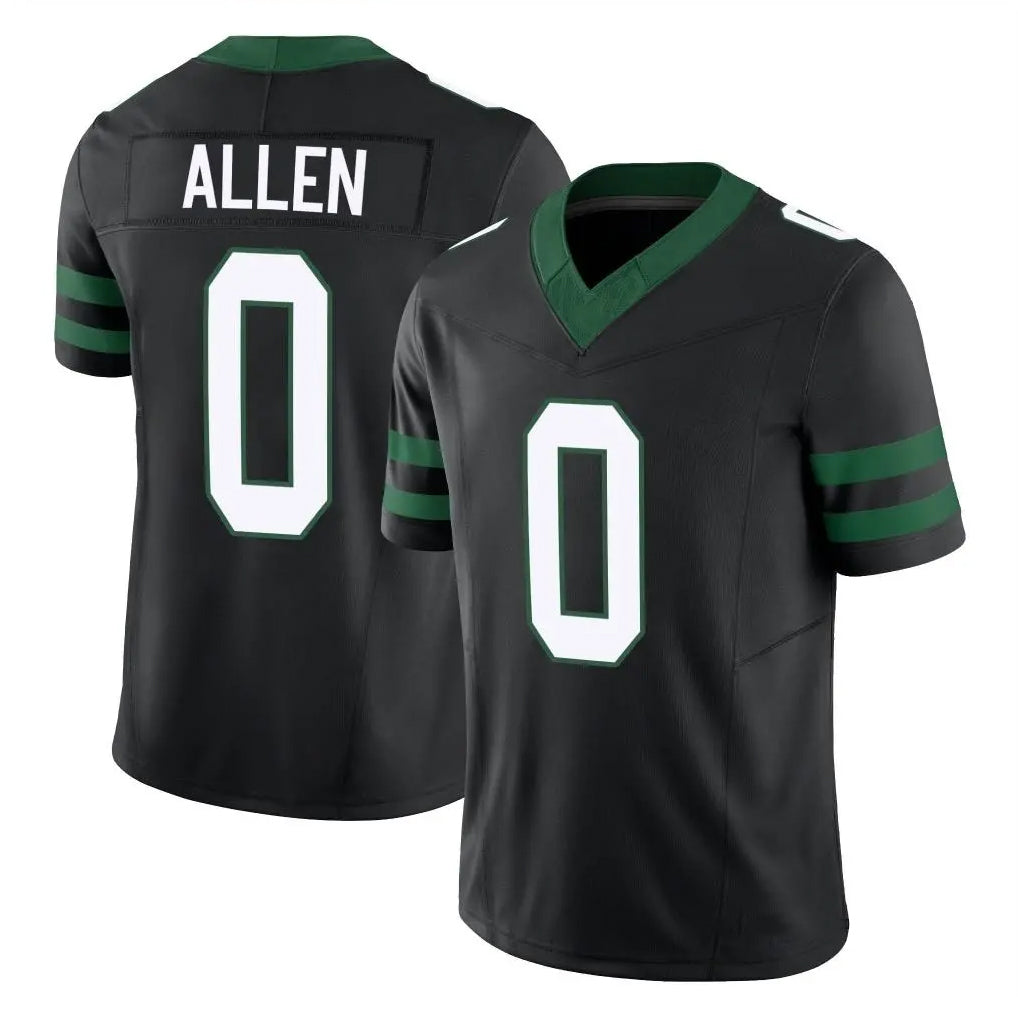 STECN NY.Jets #0 Braelon Allen Player Black Vapor F.U.S.E. Limited Stitched Jerseys