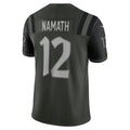 STECN NY.Jets #12 Joe Namath Player Gotham Green Rivalries Collection Limited Stitched Jerseys
