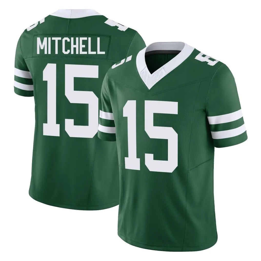 STECN NY.Jets #15 Adonai Mitchell Player Green Legacy Limited Vapor F.U.S.E. Home Game Stitched Jerseys