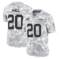 STECN NY.Jets #20 Breece Hall Player Arctic Camo Salute to Service Limited Game Stitched Jerseys