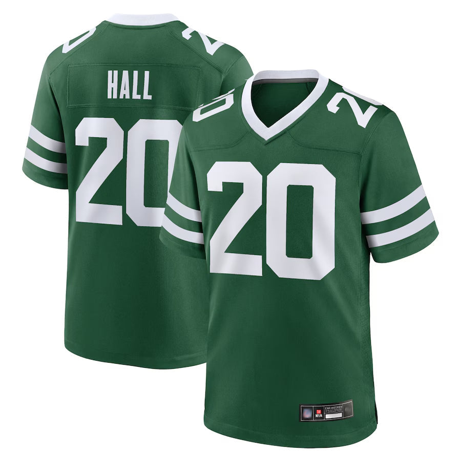 STECN NY.Jets #20 Breece Hall Player Home Game Jerseys - Gotham Green Stitched Jerseys