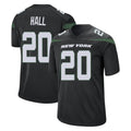 STECN NY.Jets #20 Breece Hall Player Stealth Black Home Game Stitched Jerseys