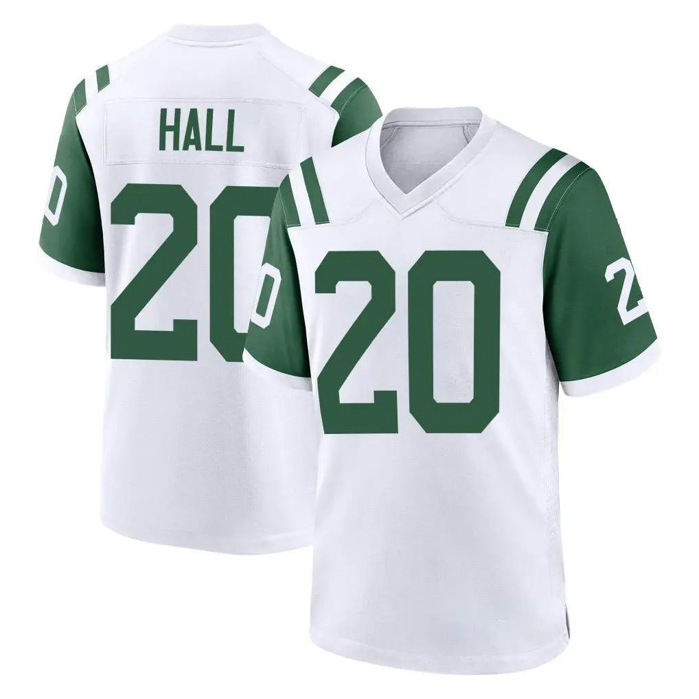 STECN NY.Jets #20 Breece Hall Player White Classic Home Game Stitched Jerseys