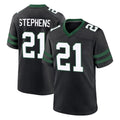 STECN NY.Jets #21 Brandon Stephens Player Black Legacy Home Game Stitched Jerseys
