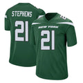 STECN NY.Jets #21 Brandon Stephens Player Green Home Game Stitched Jerseys