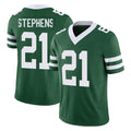 STECN NY.Jets #21 Brandon Stephens Player Green Legacy Limited Vapor F.U.S.E. Home Game Stitched Jerseys