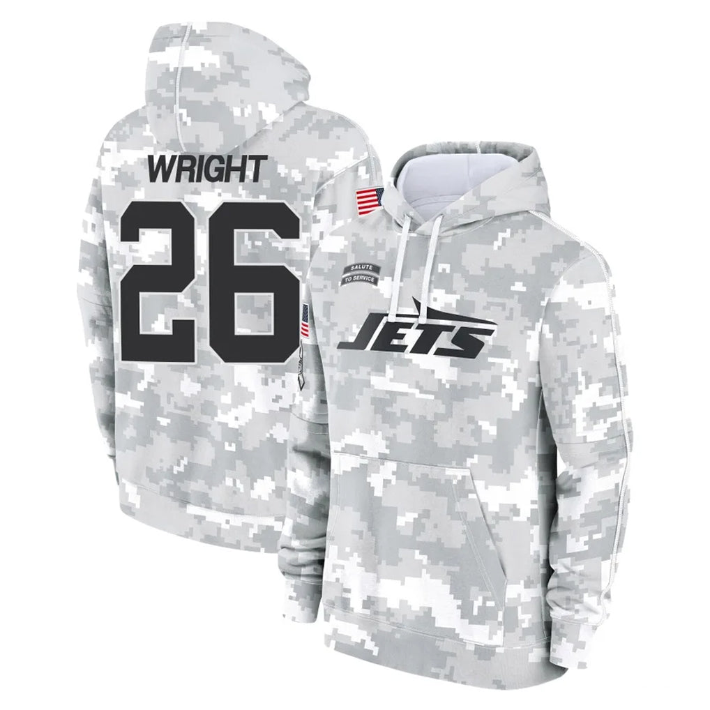 STECN NY.Jets #26 Nahshon Wright Player Arctic Camo Salute to Service Pullover Hoodies Limited Game Stitched Jerseys