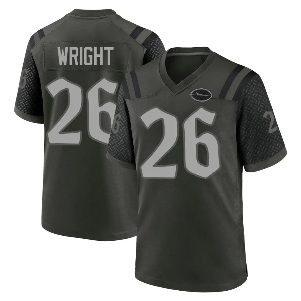STECN NY.Jets #26 Nahshon Wright Player Green 2025 Rivalries Collection Home Game Stitched Jerseys
