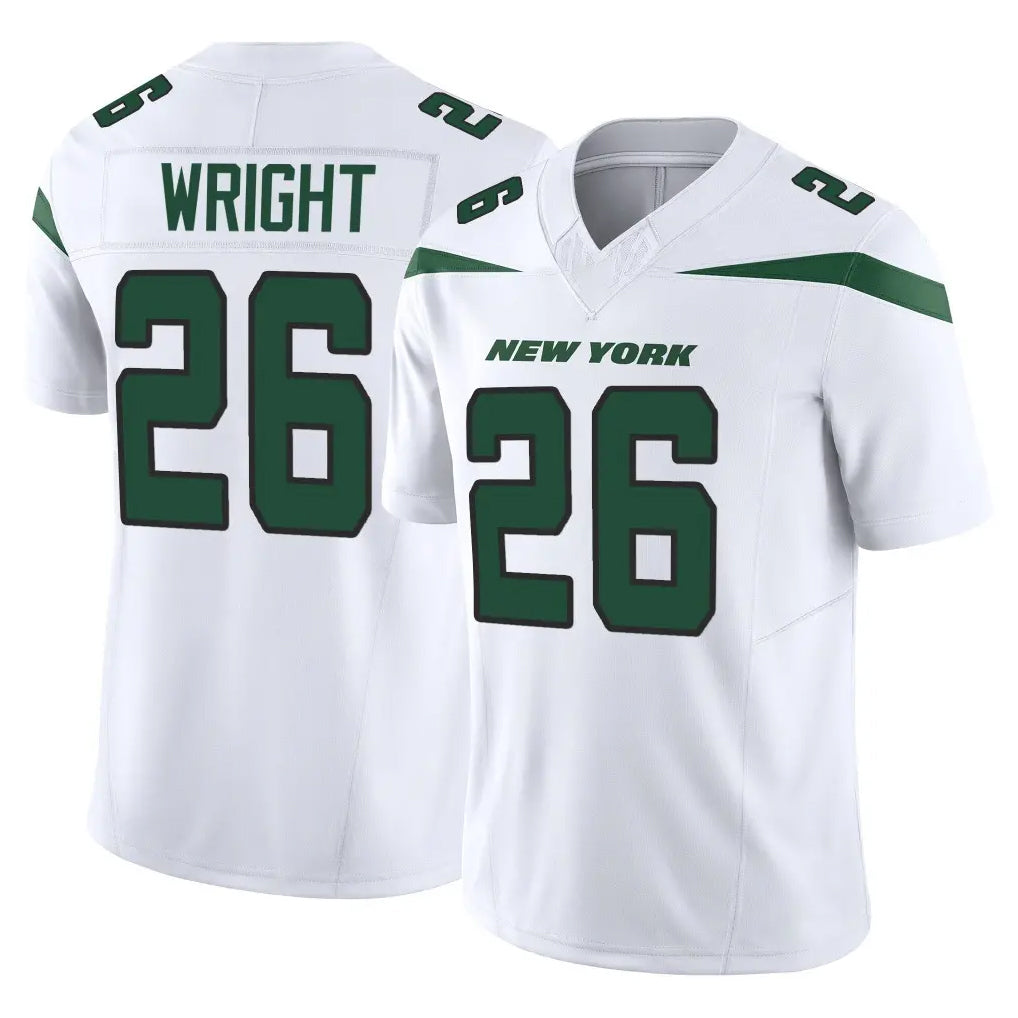STECN NY.Jets #26 Nahshon Wright Player White Limited Vapor F.U.S.E. Home Game Stitched Jerseys