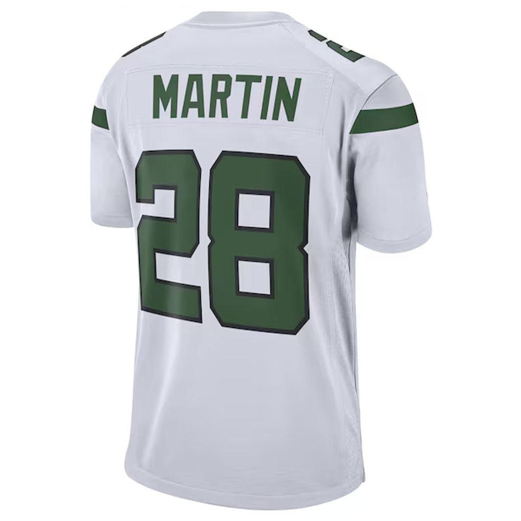 STECN NY.Jets #28 Curtis Martin Player White Game Stitched Jerseys