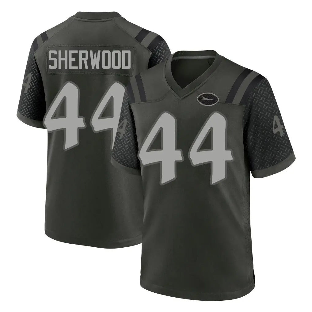 STECN NY.Jets #44 Jamien Sherwood Player Green 2025 Rivalries Collection Home Game Stitched Jerseys