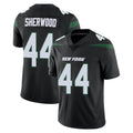 STECN NY.Jets #44 Jamien Sherwood Player Stealth Black Limited Vapor Home Game Stitched Jerseys