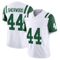 STECN NY.Jets #44 Jamien Sherwood Player White Limited Classic Vapor F.U.S.E. Home Game Stitched Jerseys