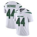 STECN NY.Jets #44 Jamien Sherwood Player White Spotlight Limited Vapor Home Game Stitched Jerseys